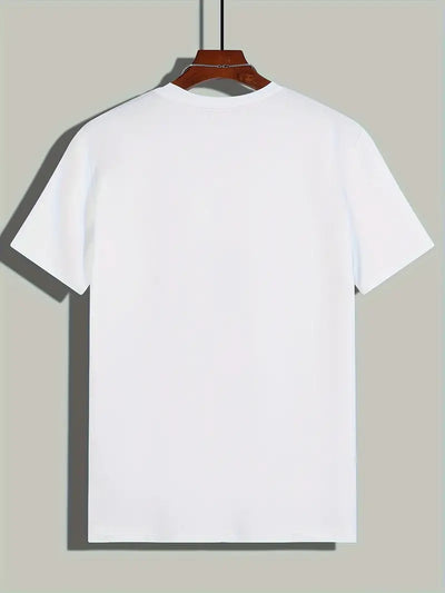 Men’s Color Block T-Shirt - Crew Neck - Short Sleeve - Casual Breathable Fit