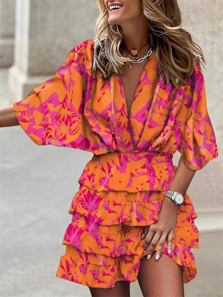 Women's Long Sleeve Summer Dress - Modern Casual Flowy Style