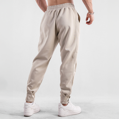 Men’s Jogger Trousers - Elastic Waistband - Tapered Fit - Drawstring & Cuffed Ankles