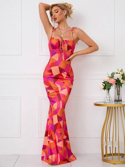 Floral Sleeveless Maxi Dress for Women