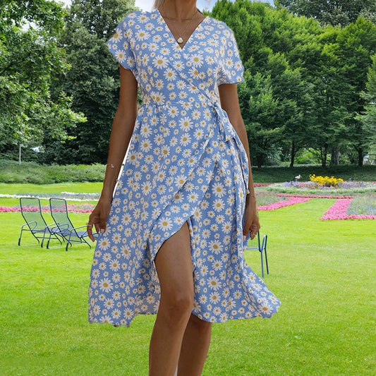 Loved By You Midi Dress with Daisy Pattern