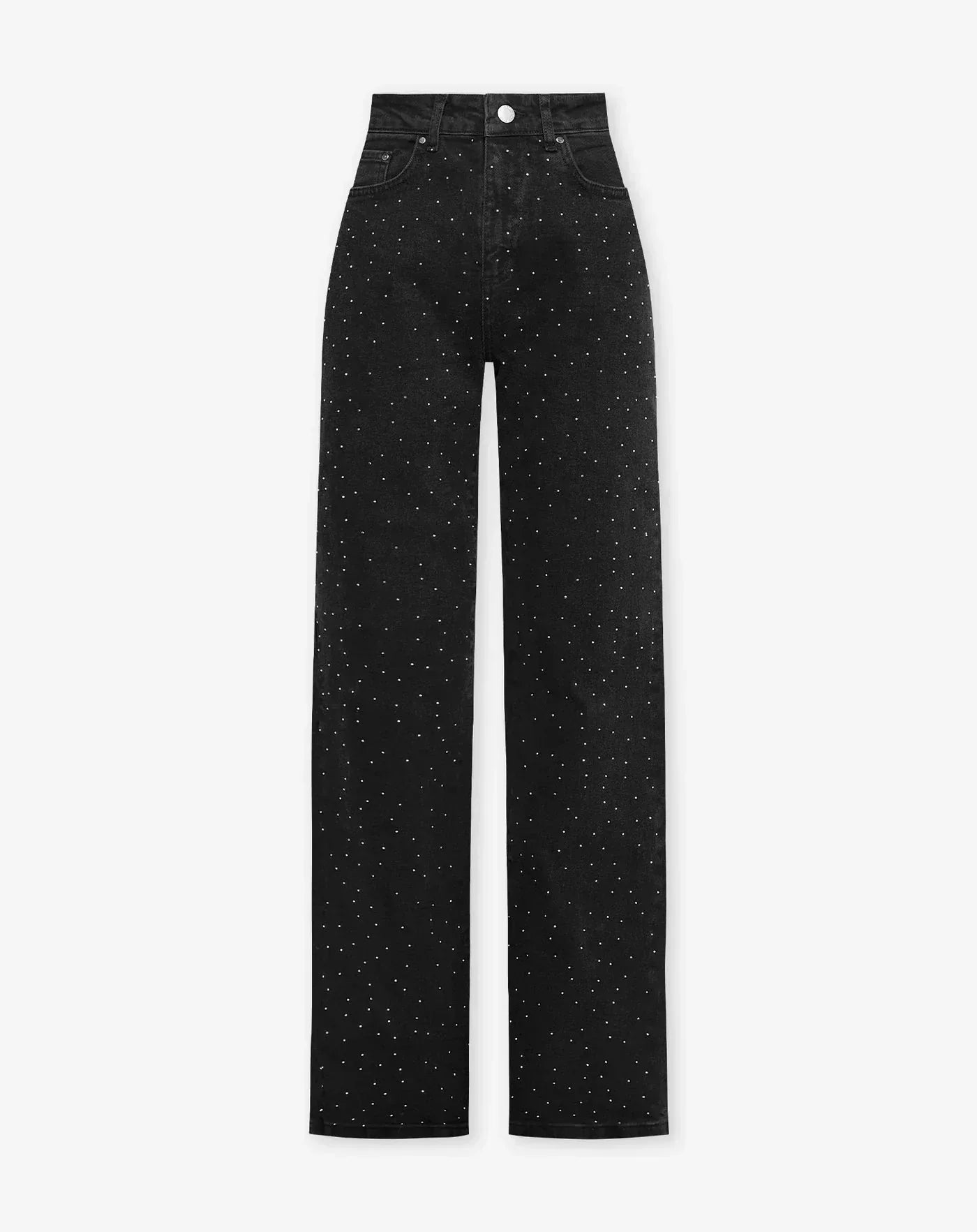 Women's Straight-Leg Jeans - Regular Waist - Embellished Stripe Detail - Classic Fit