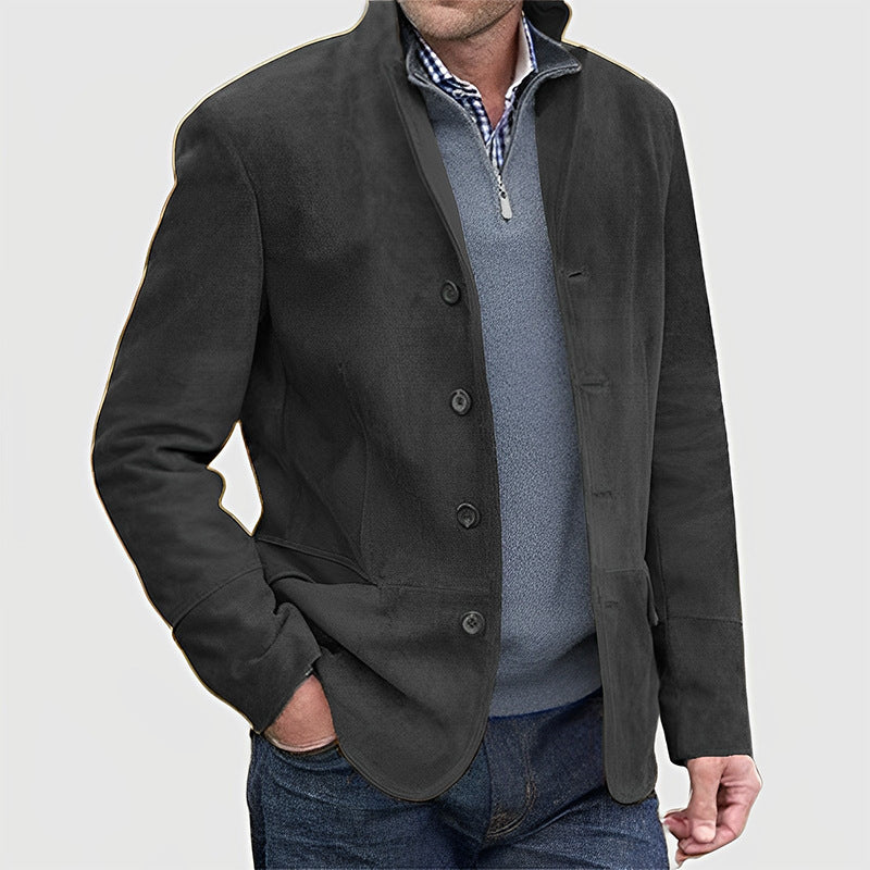 Men's Jacket - Single-Breasted - Classic Casual Design