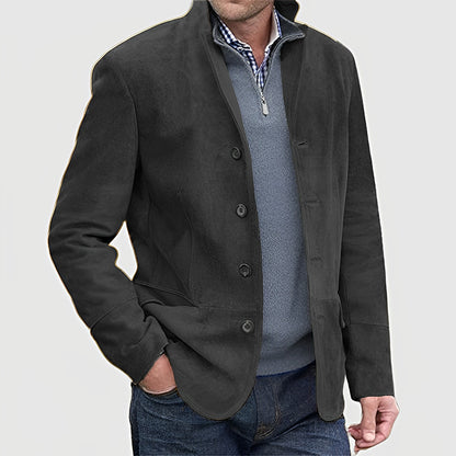 Men's Jacket - Single-Breasted - Classic Casual Design