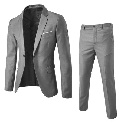 Men's Business Suit - Classic Fit - Professional Formal Wear