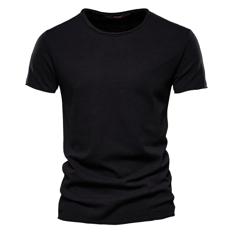 Men’s T-Shirt – Slim Fit – Crew Neck – Short Sleeve – Breathable Blend – Minimalist Style