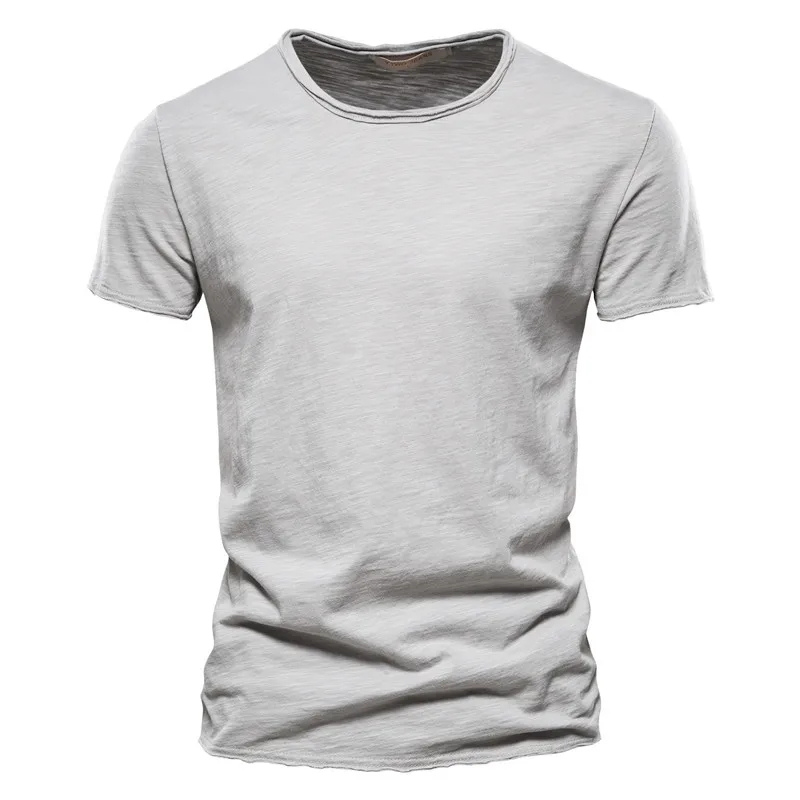 Men’s T-Shirt – Slim Fit – Crew Neck – Short Sleeve – Breathable Blend – Minimalist Style