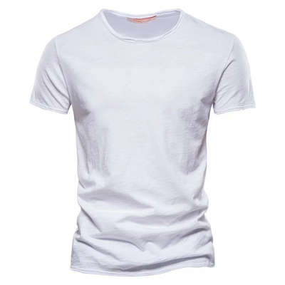 Men’s T-Shirt – Slim Fit – Crew Neck – Short Sleeve – Breathable Blend – Minimalist Style