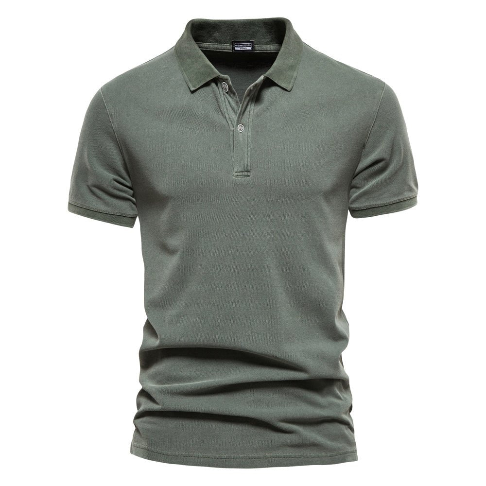 Men’s Polo Shirt – Soft Knit – Standard Fit – Short Sleeve – Casual Everyday Wear