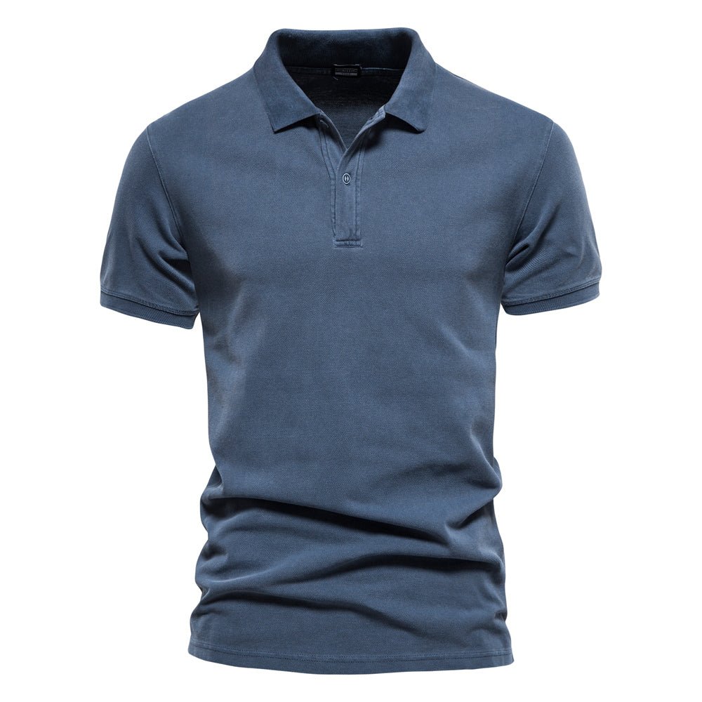 Men’s Polo Shirt – Soft Knit – Standard Fit – Short Sleeve – Casual Everyday Wear