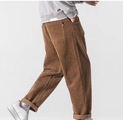 Men's casual vintage loose fit pants