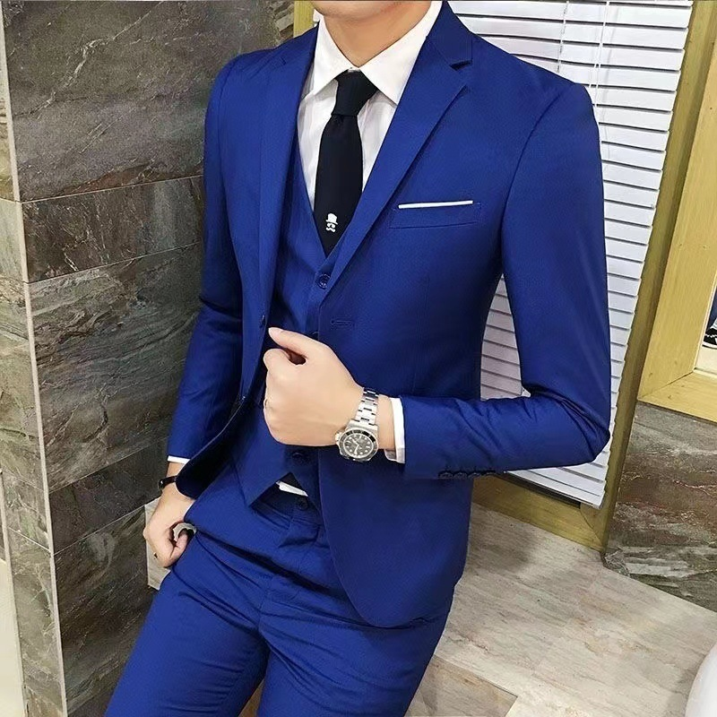 Men's Soft Comfortable Three-Piece Suit