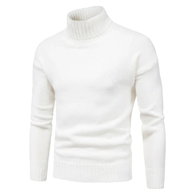 Men's high neck knitted sweater