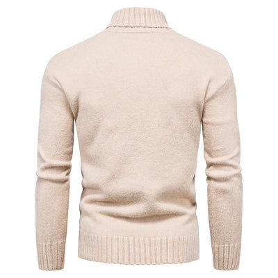 Men's high neck knitted sweater