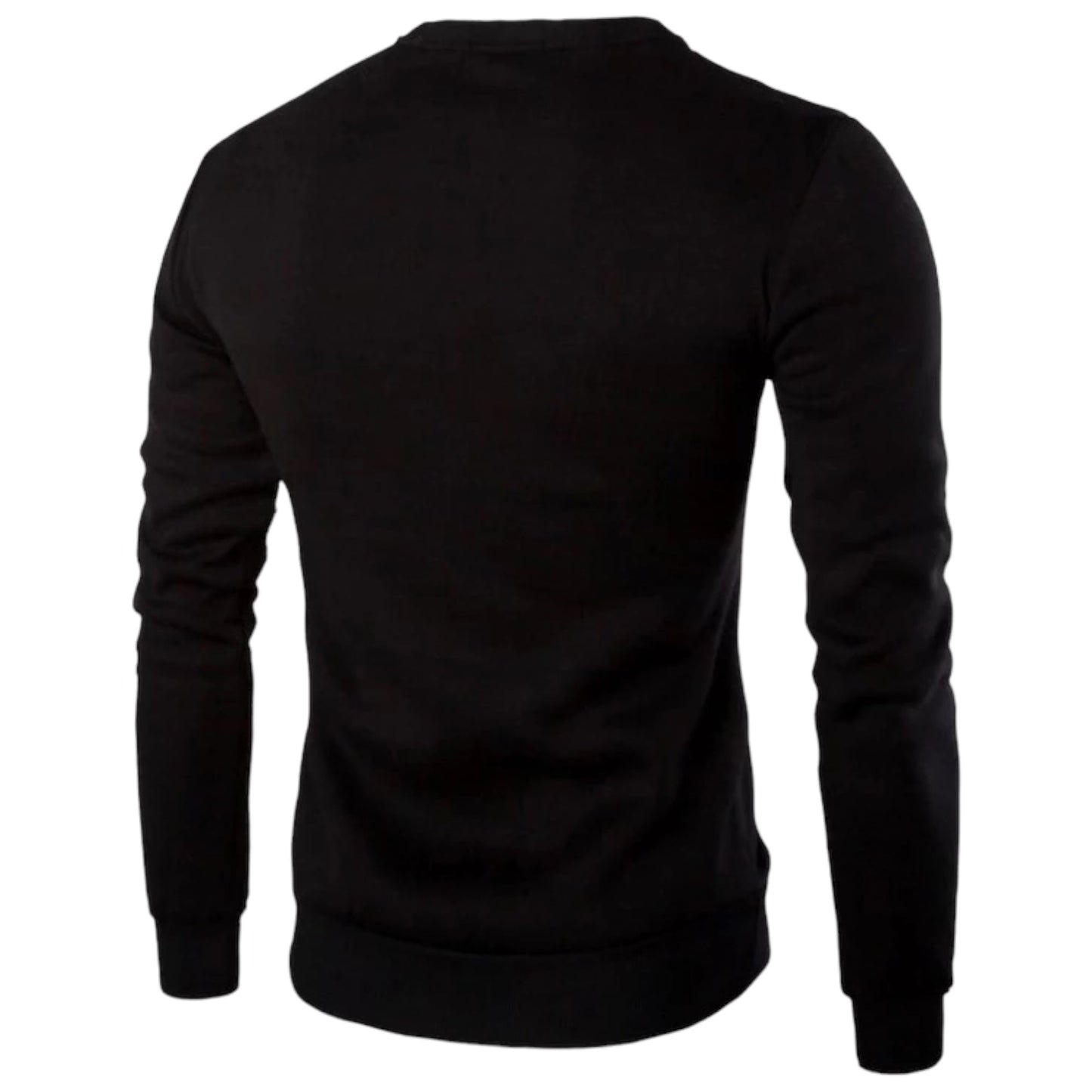 Men's Comfortable T-Shirt with Ribbed Cuffs