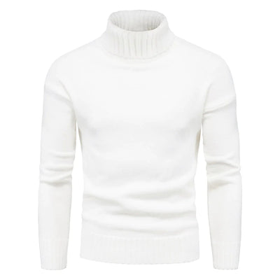 Men's high neck knitted sweater
