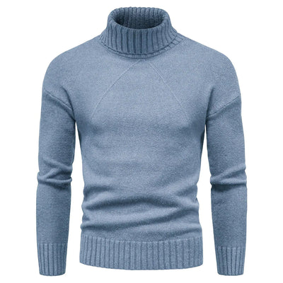 Men's high neck knitted sweater
