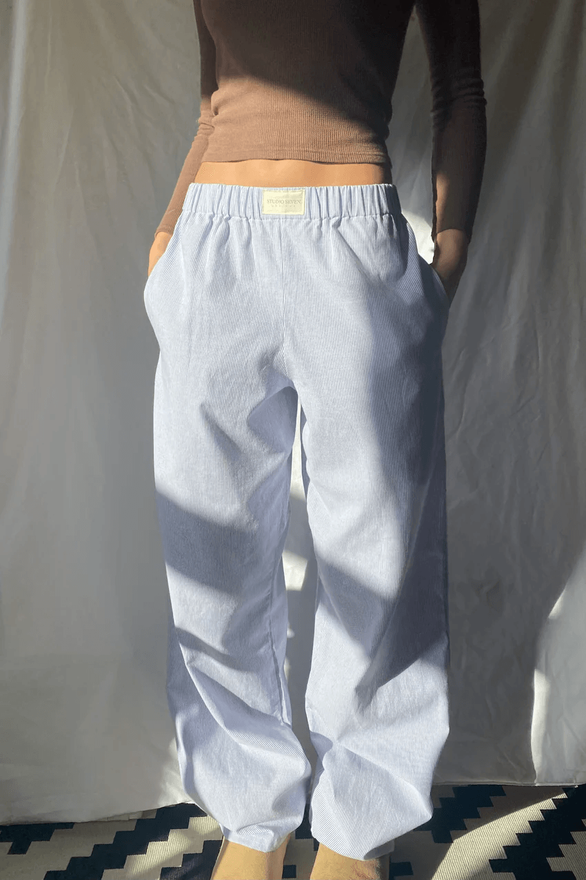 Women's Lounge Trousers - Relaxed Fit - Elastic Waistband - Soft & Lightweight