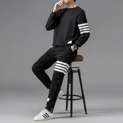 Men's long sleeve sweater and jogger pants set