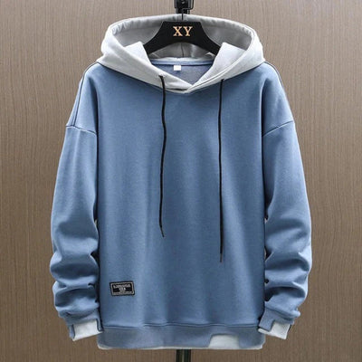 Men’s Hoodie – Relaxed Fit – Cotton Blend – Drawstring Hood – Ribbed Cuffs & Hem
