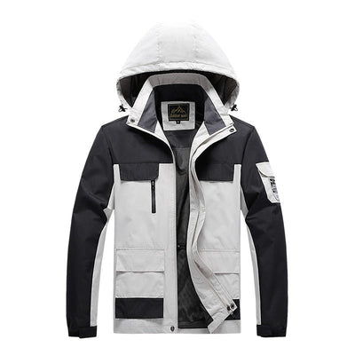 Men’s Utility Jacket – Wind Resistant – Breathable Mesh Lining – Multi Pockets – Regular Fit