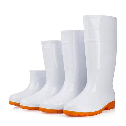Men's Work Boots – High Calf – Rubber – Water Resistant – Slip Resistant – Easy Clean
