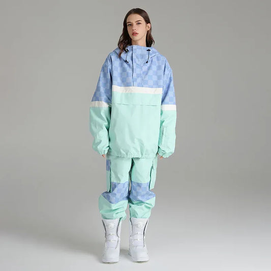 Women’s Ski Suit – Oversized Fit – Weather-Resistant Two-Piece with Cargo Trousers