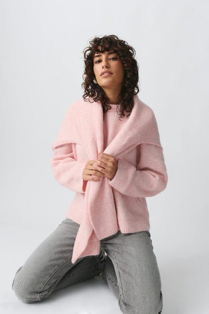 Women’s Pullover Sweater – Oversized Fit – Soft Wool – Ribbed Trim – Casual Style