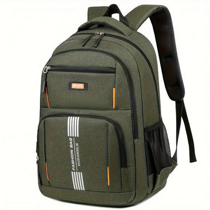 Men’s Backpack – Structured Fit – Laptop Compartment – Water-Resistant – Multi-Pocket