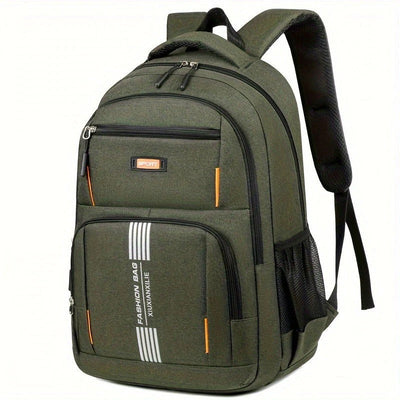 Men’s Backpack – Structured Fit – Laptop Compartment – Water-Resistant – Multi-Pocket