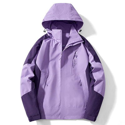 Men’s Outdoor Jacket – Water-Resistant – Adjustable Hood – Zippered Pockets – Regular Fit