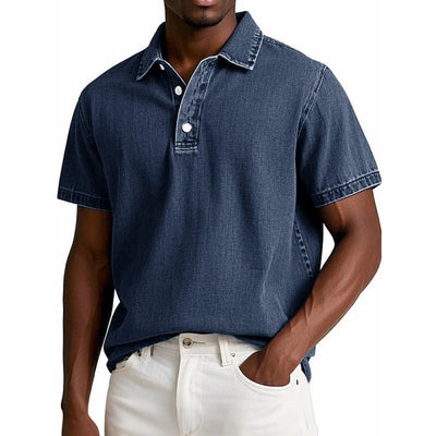 Men’s Polo Shirt – Cotton Blend – Relaxed Fit – Short Sleeve – Classic Collar