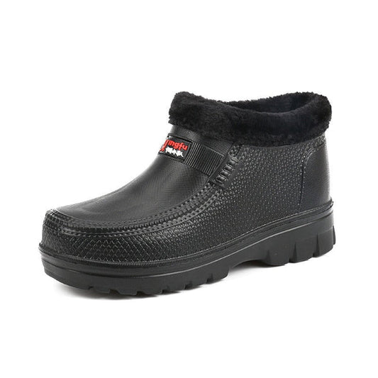 Men’s Boots – Waterproof Insulated – Mid Ankle Fit – Slip Resistant Grip Sole