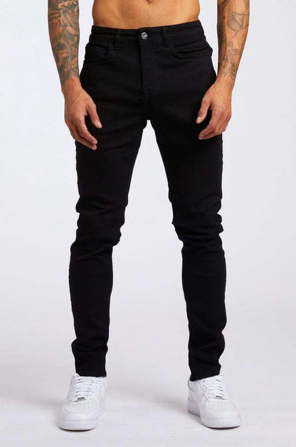 Men’s Slim Fit Jeans – Stretch Denim – Five Pocket – Full Length Casual Style