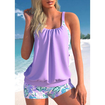 Two-Piece Tankini Swimsuit for Women - Stylish Swimwear Set