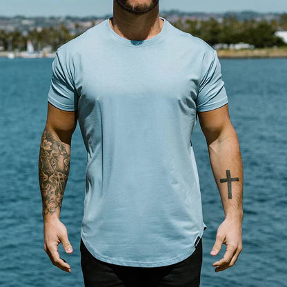 Men’s T-Shirt - Regular Fit - Crew Neck - Short Sleeve Breathable Casual Wear