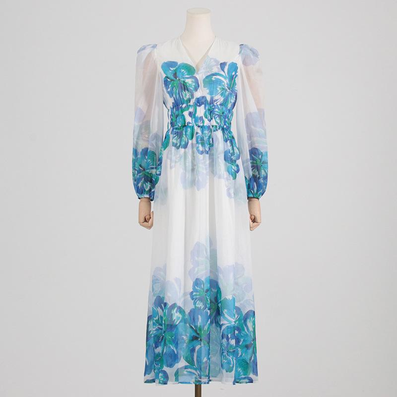 Floral Maxi Dress – Lightweight, Breathable, Sustainable, All-Season Style