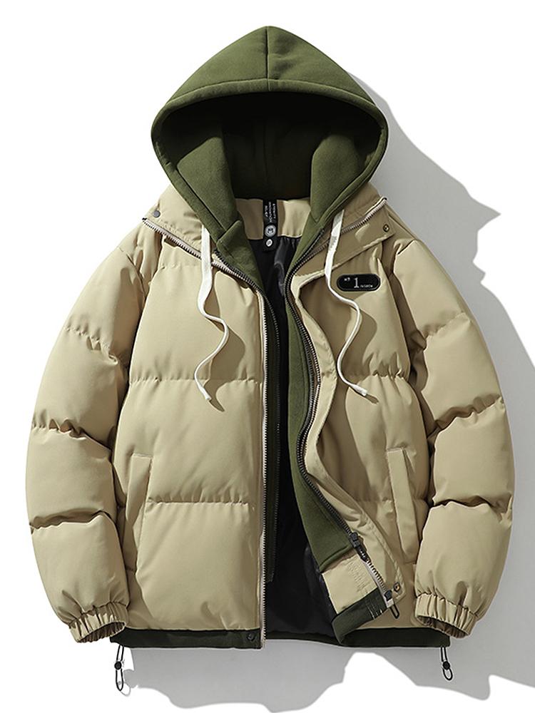 Men's Winter Puffer Jacket with Hood for Ultimate Warmth