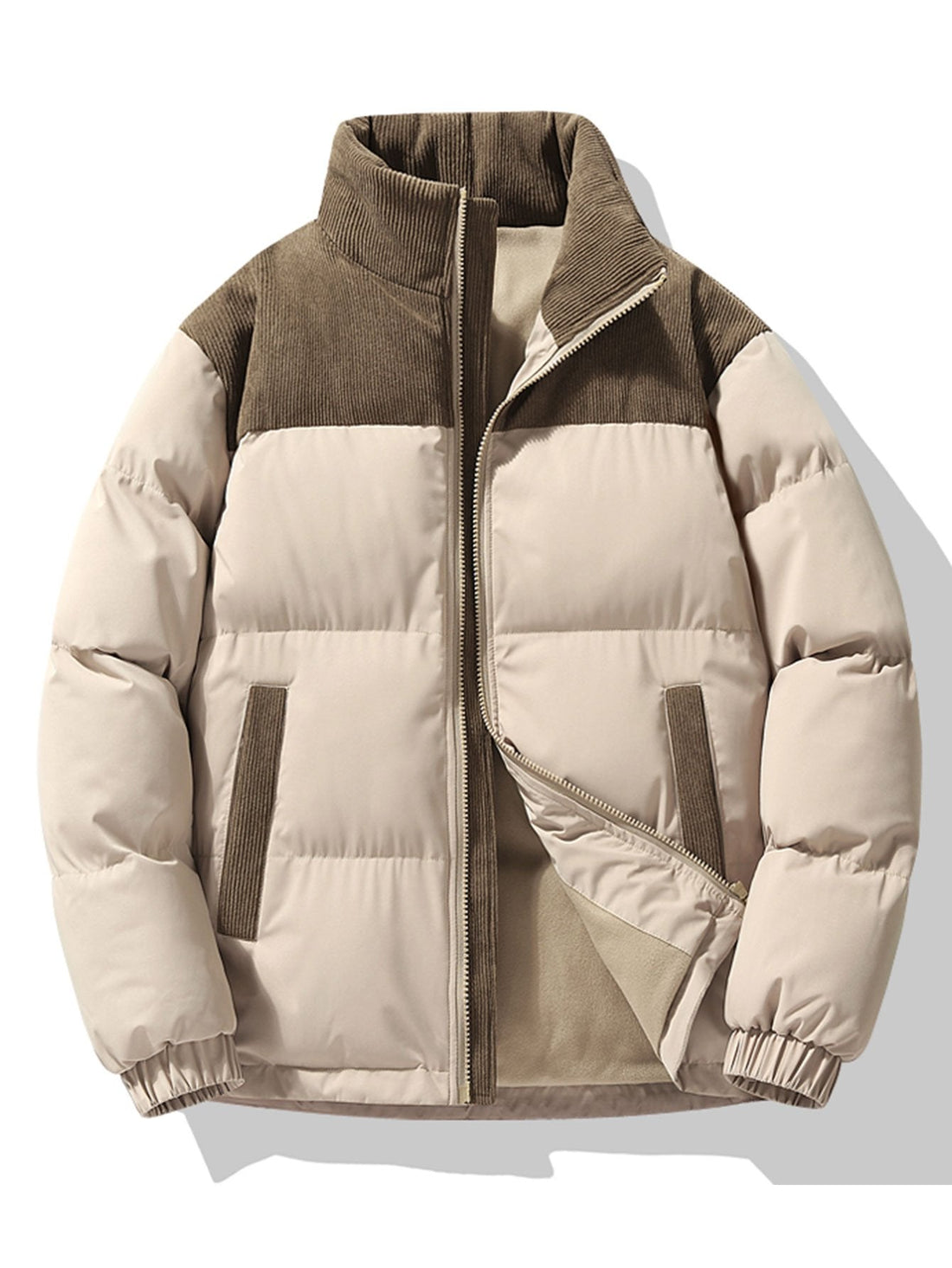 Zachary - heren winter plus fluwelen verdikte pufferjas