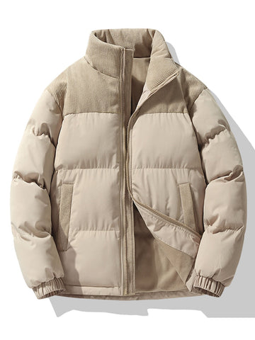 Zachary - heren winter plus fluwelen verdikte pufferjas