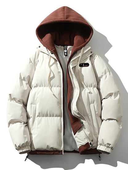 Men's Winter Puffer Jacket with Hood for Ultimate Warmth