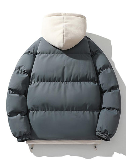 Men's Winter Puffer Jacket with Hood for Ultimate Warmth