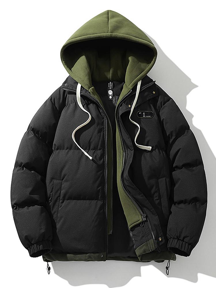 Men's Winter Puffer Jacket with Hood for Ultimate Warmth