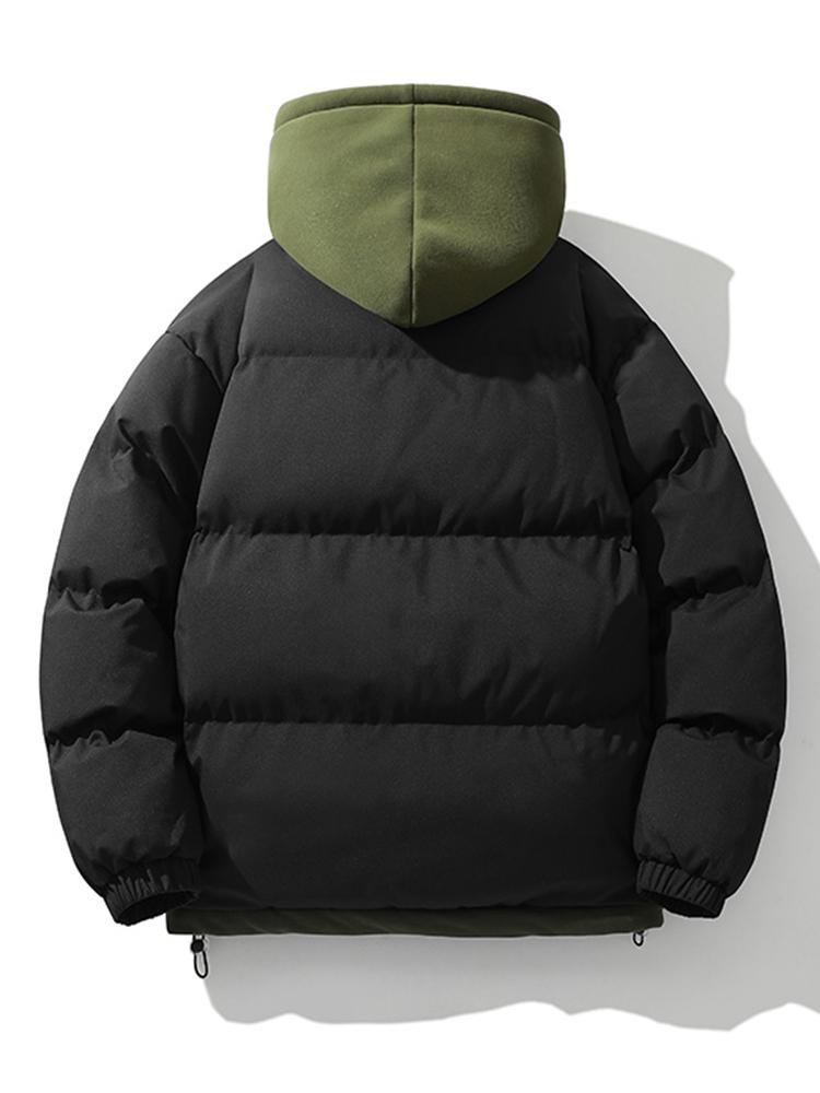 Men's Winter Puffer Jacket with Hood for Ultimate Warmth