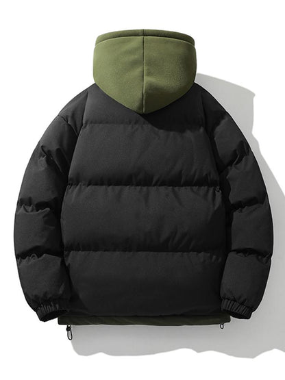 Men's Winter Puffer Jacket with Hood for Ultimate Warmth