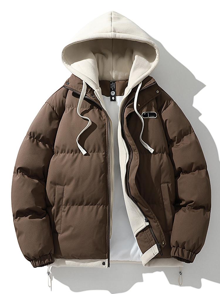 Men's Winter Puffer Jacket with Hood for Ultimate Warmth