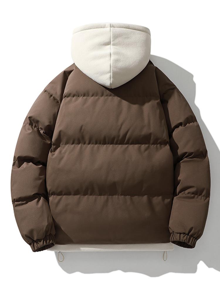 Men's Winter Puffer Jacket with Hood for Ultimate Warmth