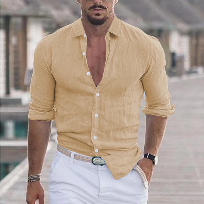 Men's Shirt – Lightweight & Breathable Casual Button-Up