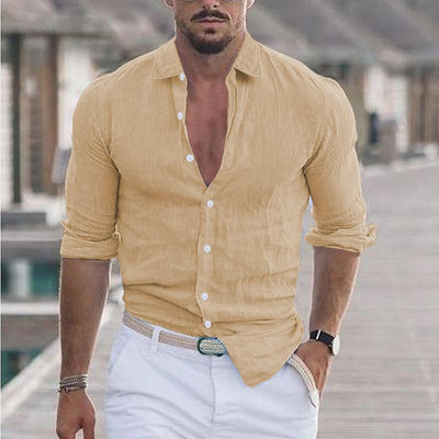 Men's Shirt – Lightweight & Breathable Casual Button-Up