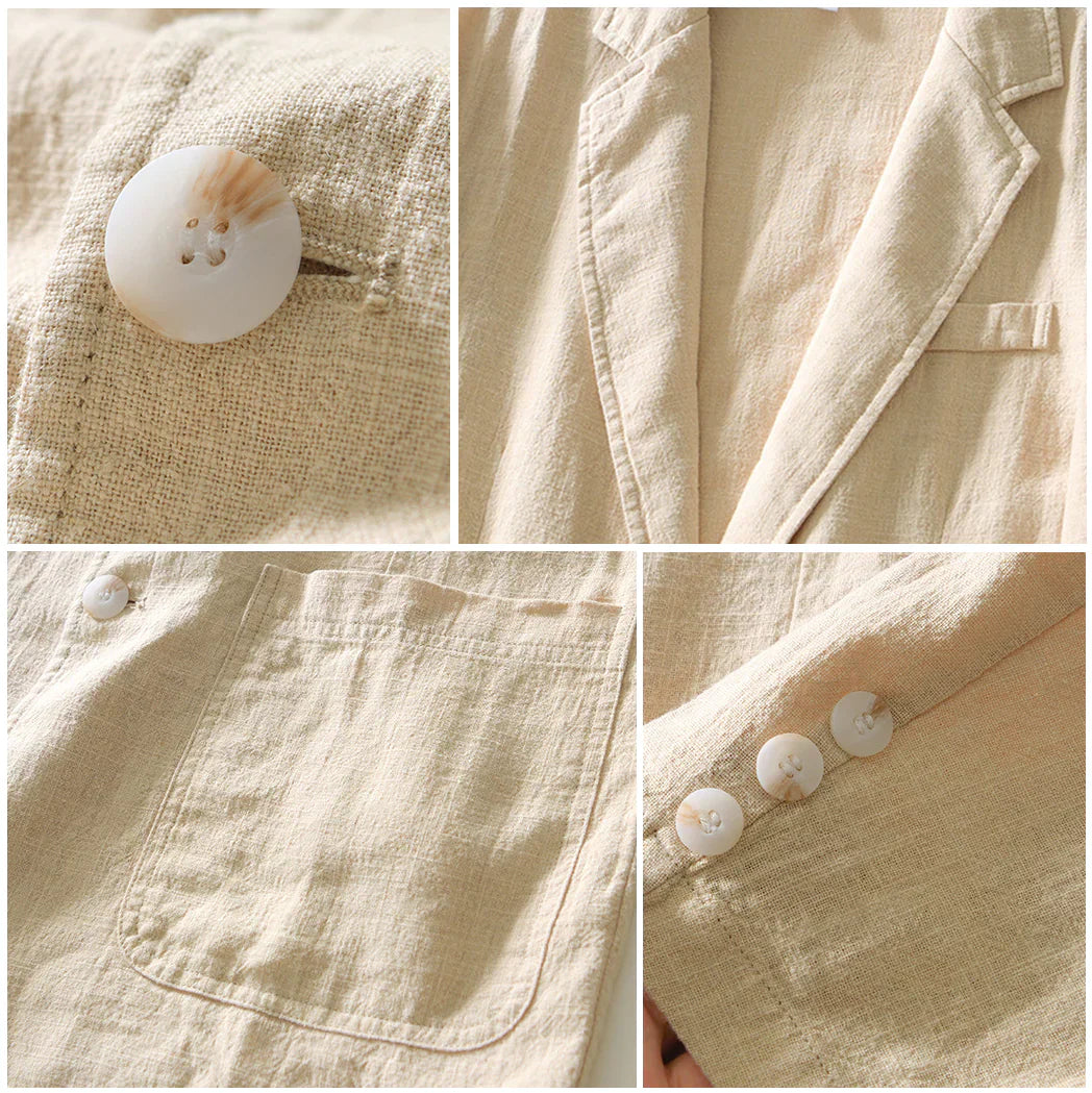 Men's casual two button blazer